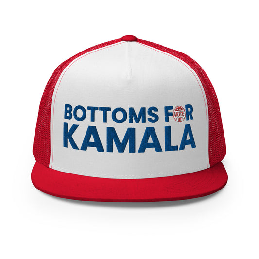 Bottoms for Kamala Trucker Hat (Patriotic Red)