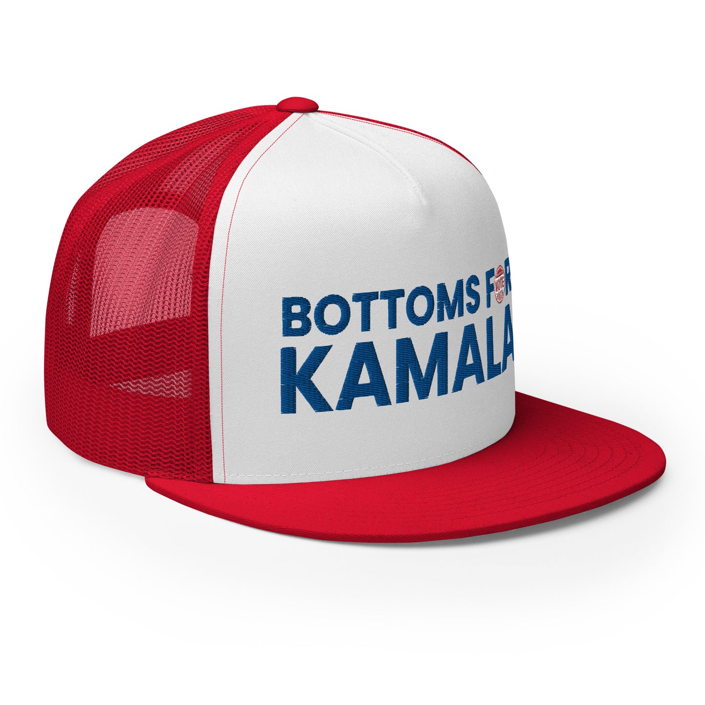 Bottoms for Kamala Trucker Hat (Patriotic Red)