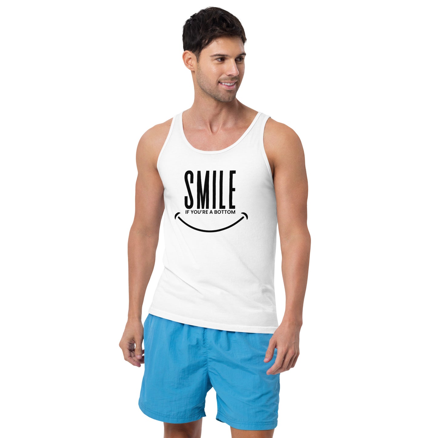 Smile If You're A Bottom Tank Top