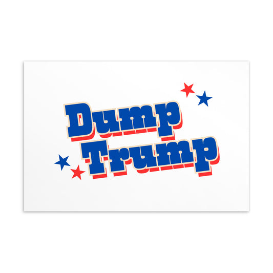 Dump Trump Postcards